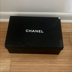 Chanel Black Shoe Box